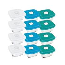 Jogo De 12 Potes Marmita Marinex Facilita Vap 500ml Nadir
