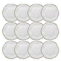 Jogo de 12 Pratos Rasos 27,5cm Oxford Ryo Maresia