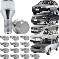 Jogo De 16 Parafusos Cromado Vw Gol G5 Saveiro Voyage