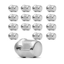 Jogo De 16 Porcas Cromadas Chevrolet Cobalt Para Roda de Liga Leve