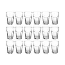 Jogo de 18 Copos de vidros Transparentes p/ Vitamina - 350ml