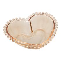 Jogo de 2 Bowls Wolff Pearl de Cristal Âmbar 15cm x13cm x 5cm