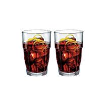 Jogo de 2 Copos de Vidro Long Drink Bormioli 370ml Rock Bar - Bormioli Rocco