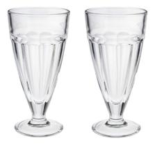 Jogo De 2 Copos Taça De Milkshake Sorvete - 300 Ml - Em Casa Tem Jogo De 2 Copos Taça De Milkshake Sorvete - 300 Ml - Em Casa Tem