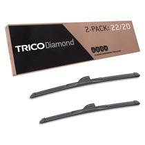 Jogo de 2 Escovas Limpador de Para-brisa Trico Diamond (22cm e 20cm)