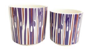 Jogo De 2 Floreiros 15/13Cm