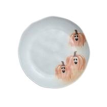 Jogo de 2 Pratos de Sobremesa Orgânico Cream Pumpkin 19,5cm - Porto Brasil