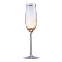 Jogo de 2 Taças Celebrare Vidro Champanhe Borda Dourada 220ml -Fracalanza