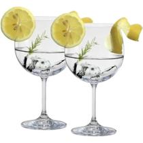 Jogo de 2 tacas para gin tonica Anna em cristal ecologico 600ml A19cm-TRANSPARENTE - Bohemia- Full Fit