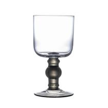 Jogo de 2 taças Vinho Joie de Vivre Vidro Fumê 280ml -Fracalanza