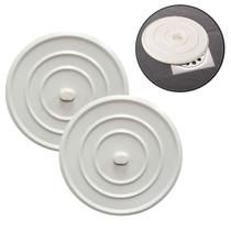 Jogo de 2 Tampa Flexivel para Ralo Pia Banheira Tanque Lavatorio Bloqueio Saida Agua