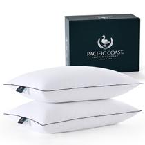 Jogo de 2 Travesseiros King Size Pacific Coast de Pluma de Ganso Branco