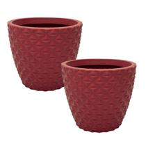 jogo de 2 vasos cone diamante 40x50 em Polietileno para plantas grandes coqueiros frutíferas tratamento UV jogo de 2 vasos cone diamante 40x50 em Polietileno para plantas grandes coqueiros frutíferas tratamento UV