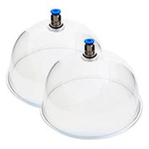 Jogo de 2 ventosas para gluteos 16cm levanta bumbum estek