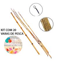 Jogo de 20 Varas de Pesta de Festa Junina Pescaria São João