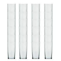 Jogo De 24 Copos De Vidro Cylinder Long Drink 350ml Nadir