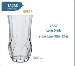Jogo De 24 Copos Ópera 360ml - Uso Diário
