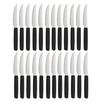 Jogo De 24 Facas Cabo Preto De Plástico Berlim 20cm Em Casa Tem Jogo De 24 Facas Cabo Preto De Plástico Berlim 20cm Em Casa Tem