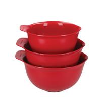 Jogo de 3 Bowls Com Base Antiderrapante KitchenAid Vermelho