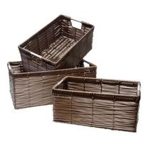 Jogo De 3 Cesto Retangulares YK1132