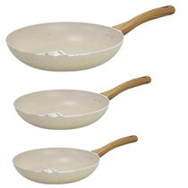Jogo De 3 Frigideiras 16/ 20/ 24cm Sahara Vanilla Casambiente