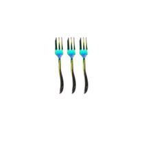 Jogo de 3 garfos em inox Swipe 14cm furta-cor - 23296 - Fracalanza