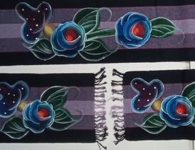 jogo de 3 passadeiras de cozinha pintada flor jogo de 3 passadeiras de cozinha pintada flor