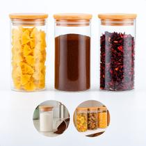 Jogo de 3 Potes 1,1 Litro de Vidro Borossilicato com Tampa de Bambu Fechamento Hermético Organizadores Grandes Despensa Cozinha Mantimentos 16cm 1,1L Jogo de 3 Potes 1,1 Litro de Vidro Borossilicato com Tampa de Bambu Fechamento Hermético Organizadores Grandes Despensa Cozinha Mantimentos 16cm 1,1L