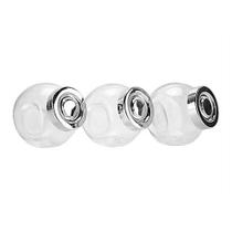 Jogo De 3 Potes Para Temperos De Vidro Casambiente Jogo De 3 Potes Para Temperos De Vidro Casambiente