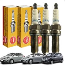 Jogo De 3 Velas Ignição Original Ngk Hyundai Kia Hb20 Picanto Hb20s 1.0 12v