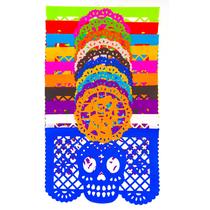 Jogo de 30 Guardanapos Dia de Muertos - Decoração Super Value Depot