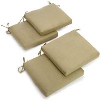Jogo de 4 Almofadas para Cadeira Blazing Needles em Microsuede 51x48cm