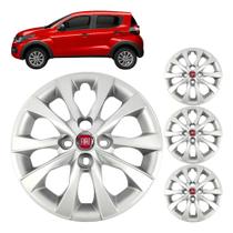 Jogo de 4 Calotas Aro 14 Fiat Mobi 2021 a 2025 Jogo de 4 Calotas Aro 14 Fiat Mobi 2021 a 2025