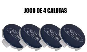 Jogo de 4 Calotas do Cubo da Roda New Fiesta 2010 a 2018 - Fusion 2013 a 2017 - Edge 2016 a 2018 - Ka 2012 a 2022 - Focus 2011 a 2018