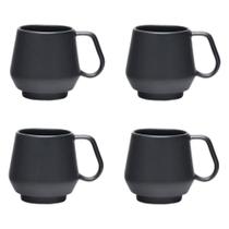 Jogo de 4 Canecas Oxford Chubby 330ml Jabuticaba