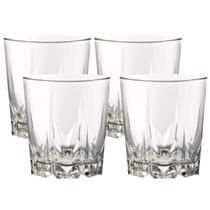 Jogo de 4 Copos Vidro Egípcio Ayla Premium Whisky 330ml Jogo de 4 Copos Vidro Egípcio Ayla Premium Whisky 330ml