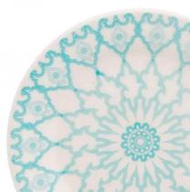 Jogo de 4 Pratos Sobremesa Mandala 18 cm - Oxford Porcelanas Jogo de 4 Pratos Sobremesa Mandala 18 cm - Oxford Porcelanas