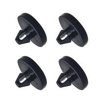 Jogo de 4 Protetores de Pedal de Freio Ajxn em Borracha Preta Jogo de 4 Protetores de Pedal de Freio Ajxn em Borracha Preta