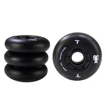 Jogo de 4 Rodas Para Patins Slide Traxart 80mm 90a Jogo de 4 Rodas Para Patins Slide Traxart 80mm 90a