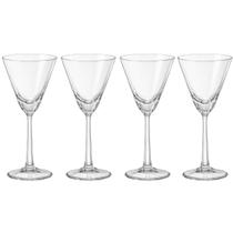 Jogo De 4 Taças 90ml Para Licor Cristal Praline Bohemia