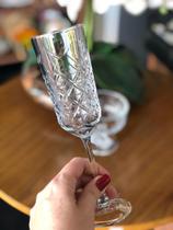 Jogo de 4 taças para champanhe Timeless em vidro 175ml A22,5cm