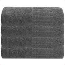 Jogo de 4 Toalhas de Banho Loft 70 x 130 Camesa Para Hotel Pousada Hostel