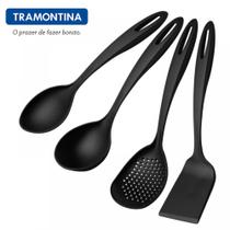 Jogo de 4 Utensílios em Nylon Tramontina Ability Não Risca Jogo de 4 Utensílios em Nylon Tramontina Ability Não Risca