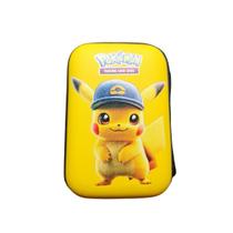 Jogo de 45 Cartas Pokemon com case Pikachu de Bone