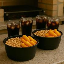 Jogo de 48 Petisqueiras para Casa Bar Restaurantes Churrasco Resistenter Alimentos