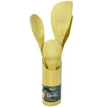Jogo De 5 Peças De Bambu Utensilio De Cozinha Ecos 1 Un Jogo De 5 Peças De Bambu Utensilio De Cozinha Ecos 1 Un