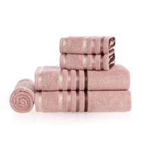 Jogo de 5 Toalhas Fio Penteado Lumina Banho e Rosto Karsten