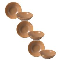 Jogo de 6 Bowls de Cerâmica Organic Terracota 300ml - Alleanza