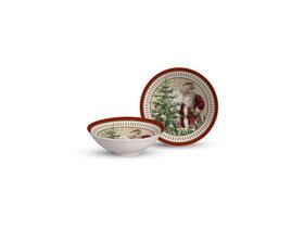 Jogo de 6 Bowls Decorados Natal Cenas Alleanza