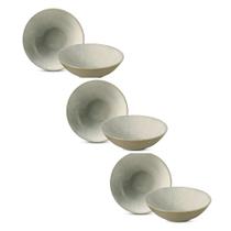 Jogo de 6 Bowls Mali de Cerâmica 300ml - Alleanza